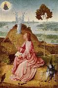 Hieronymus Bosch Saint John the Evangelist on Patmos. oil on canvas